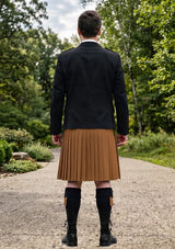 Traditional_Solid_Light_Brown_Kilt_and_Argyle_Jacket_Kilt_Outfit_back_image