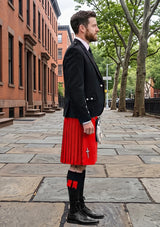 Traditional_Solid_Red_Tartan_Kilt_and_Argyle_Jacket_Kilt_Outfit_right_image