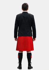 Traditional_Solid_Red_Tartan_Kilt_and_Argyle_Jacket_Kilt_Outfits_back_image