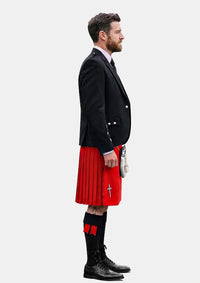 Traditional_Solid_Red_Tartan_Kilt_and_Argyle_Jacket_Kilt_Outfits_right_image