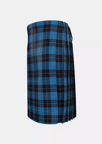 Traditional_Sorbie_Tartan_kilt_left_image_with_pleated_design_and_adjustable_buckles_for_men