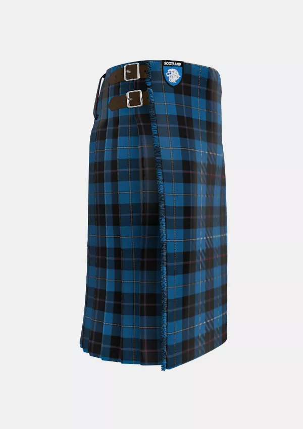 Traditional_Sorbie_Tartan_kilt_right_image_with_pleated_design_and_adjustable_buckles_for_men