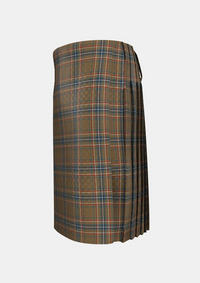 Traditional_Spencer_Tartan_kilt_5315_left_image_with_pleated_design_and_adjustable_buckles_for_men