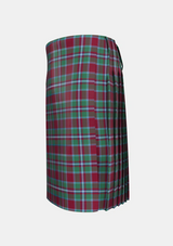 Traditional_Spens_Spence_Tartan_1671_kilt_left_image_with_pleated_design_and_adjustable_buckles_for_men