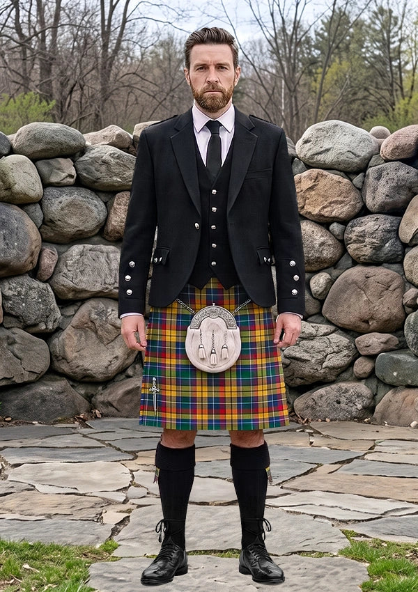 Traditional_Spiers_Tartan_Kilt_and_Argyle_Jacket_Kilt_Outfit_front_image