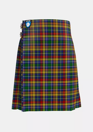 Traditional_Spiers_Tartan_kilt_front_image_with_pleated_design_and_adjustable_buckles_for_men