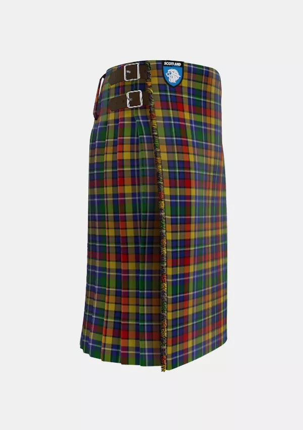 Traditional_Spiers_Tartan_kilt_right_image_with_pleated_design_and_adjustable_buckles_for_men