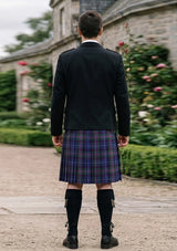 Traditional_Spirit_of_Bannockburn_tartan_3445_Kilt_and_Argyle_Jacket_Kilt_Outfit_back_image