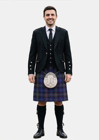 Traditional_Spirit_of_Bannockburn_tartan_3445_Kilt_and_Argyle_Jacket_Kilt_Outfits_front_image