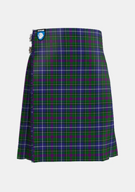 Traditional_St_Andrew_Tartan_kilt_2625_front_image_with_pleated_design_and_adjustable_buckles_for_men