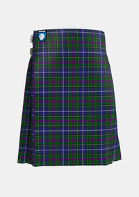 Traditional_St_Andrew_Tartan_kilt_2625_front_image_with_pleated_design_and_adjustable_buckles_for_men