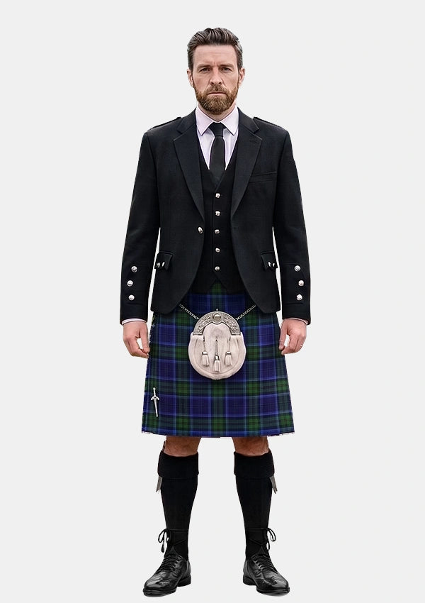 Traditional_St_Lawrence_Tartan_1030_Kilt_and_Argyle_Jacket_Kilt_Outfits_front_image