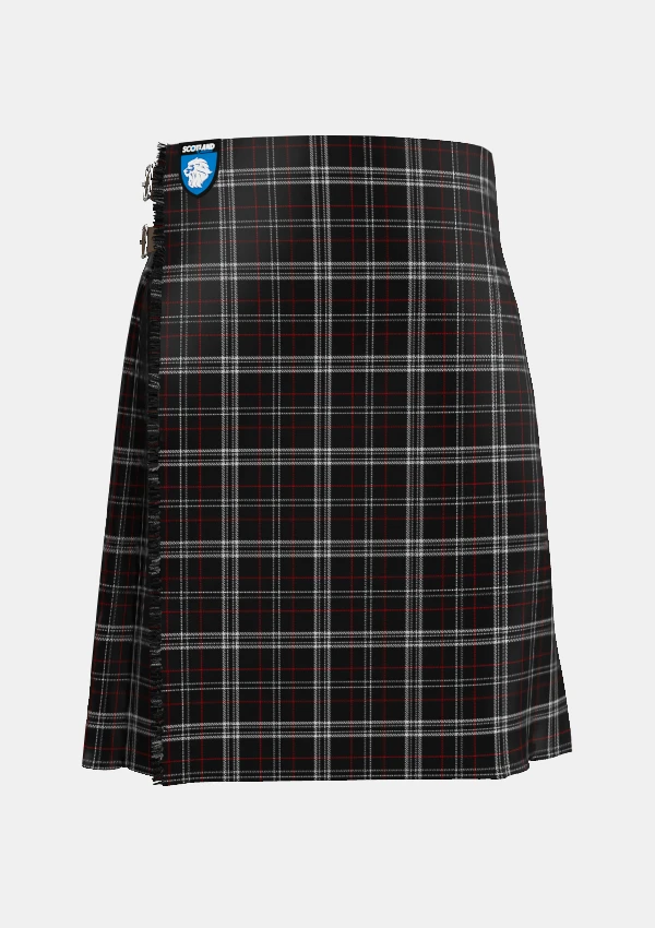 Traditional_St_Mirren_Tartan_kilt_3831_front_image_with_pleated_design_and_adjustable_buckles_for_men