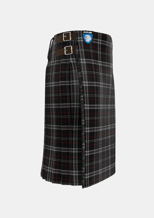Traditional_St_Mirren_Tartan_kilt_3831_right_image_with_pleated_design_and_adjustable_buckles_for_men