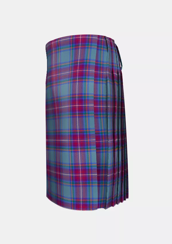 Traditional_Steele_William_Habib_Tartan_12597_kilt_left_image_with_pleated_design_and_adjustable_buckles_for_men