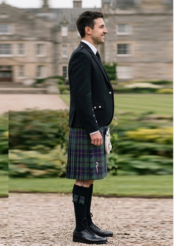 Traditional_Stephenson_Tartan_517_Kilt_and_Argyle_Jacket_Kilt_Outfit_right_image