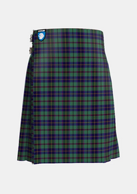 Traditional_Stephenson_Tartan_kilt_517_front_image_with_pleated_design_and_adjustable_buckles_for_men