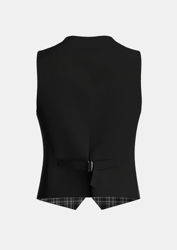 Traditional_Stewart_Black_White_Tartan_1231_Waistcoat_back_image