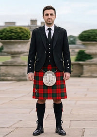 Traditional_Stewart_Of_Atholl_Tartan_Kilt_and_Argyle_Jacket_Kilt_Outfit_front_image