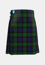 Traditional_Stewart_Old_Tartan_kilt_319_front_image_with_pleated_design_and_adjustable_buckles_for_men