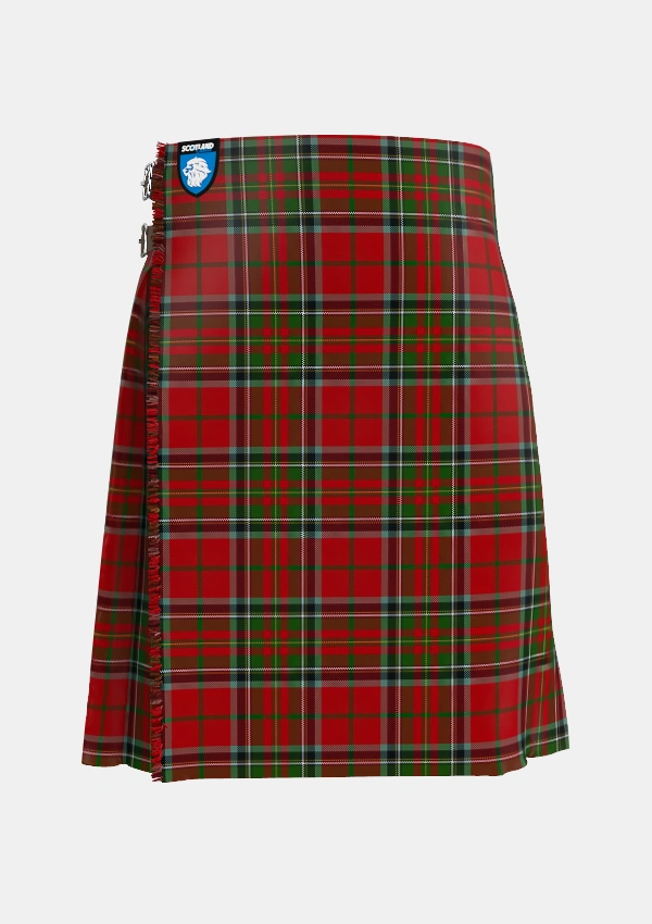 Traditional_Stewart_of_Galloway_Wilsons_Tartan_851_kilt_front_image_with_pleated_design_and_adjustable_buckles_for_men