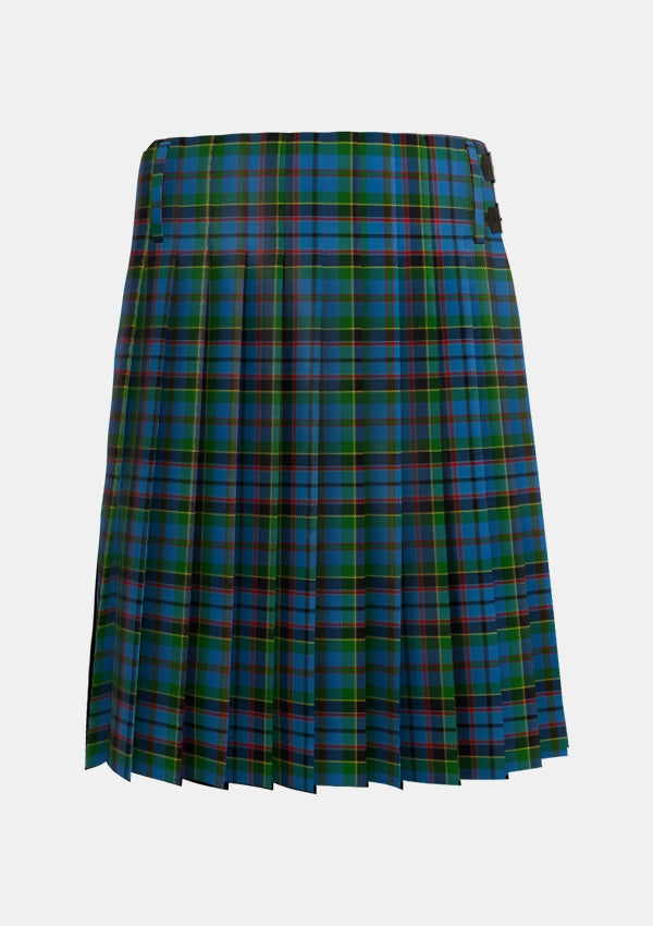 Traditional_Stinson_Tartan_438_kilt_back_image_with_pleated_design_and_adjustable_buckles_for_men
