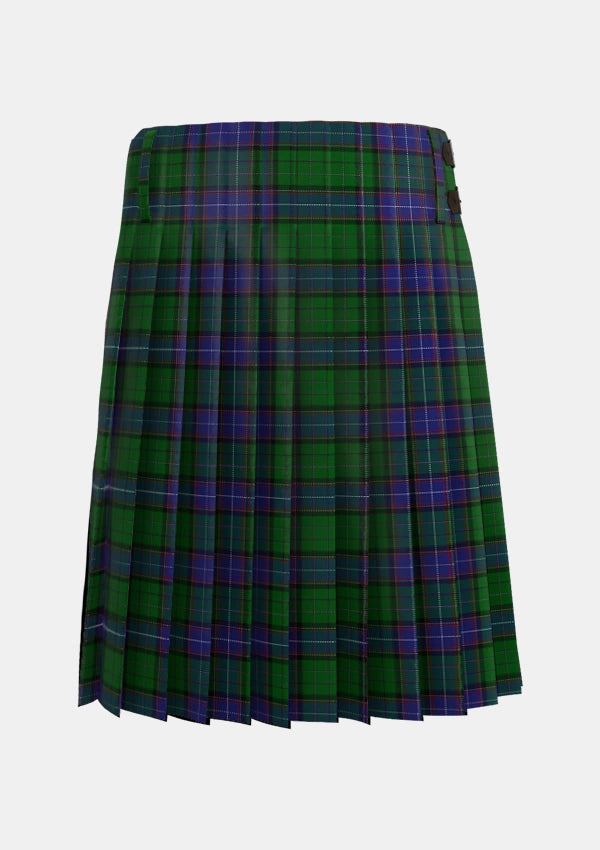 Traditional_Storrie_Tartan_3107_kilt_back_image_with_pleated_design_and_adjustable_buckles_for_men