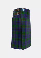 Traditional_Strachan_Tartan_2601_kilt_right_image_with_pleated_design_and_adjustable_buckles_for_men