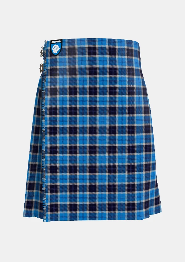 Traditional_Strathclyde_Tartan_kilt_30_front_image_with_pleated_design_and_adjustable_buckles_for_men