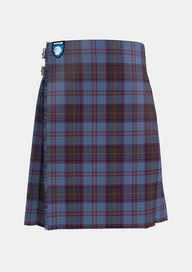 Traditional_Taggart_Tartan_kilt_10003_front_image_with_pleated_design_and_adjustable_buckles_for_men