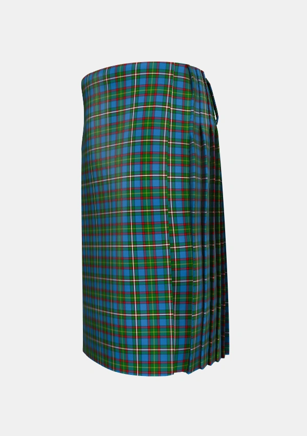 Traditional_Tait_2_Tartan_6284_kilt_left_image_with_pleated_design_and_adjustable_buckles_for_men