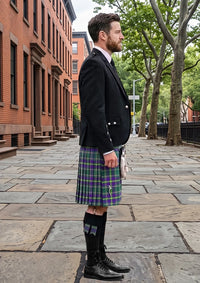 Traditional_Taylor_Weathered_Tartan_Kilt_and_Argyle_Jacket_Kilt_Outfit_right_image