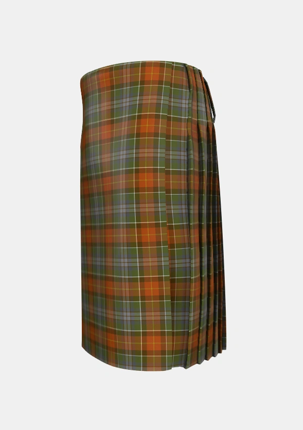 Traditional_Teallach_Personal_Tartan_832_kilt_left_image_with_pleated_design_and_adjustable_buckles_for_men