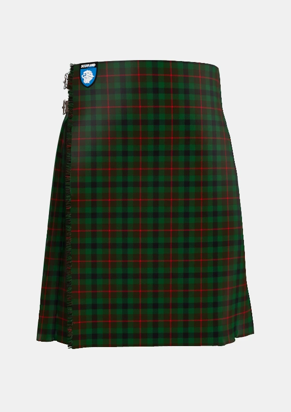 Traditional_Tennant_tartan_1110_front_image_with_pleated_design_and_adjustable_buckles_for_men