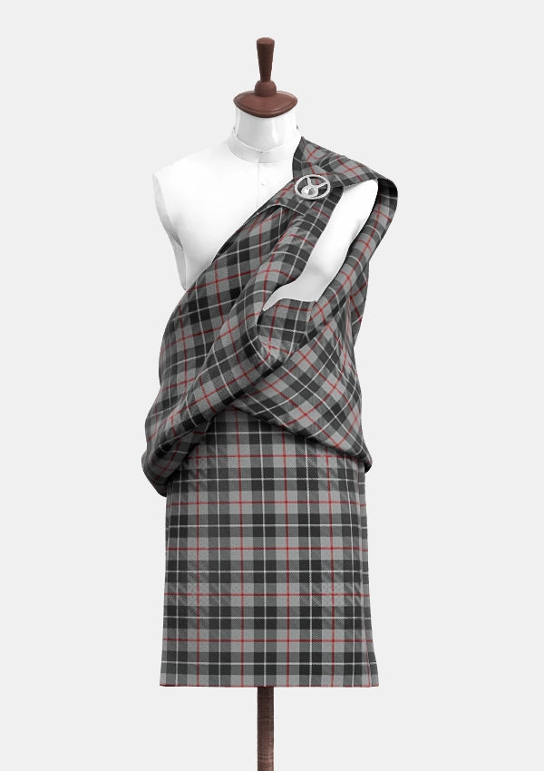 Traditional_Thompson_Grey_Tartan_3597_Great_Kilt_front_image