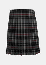 Traditional_Thompson_Grey_Tartan_3597_kilt_back_image_with_pleated_design_and_adjustable_buckles_for_men