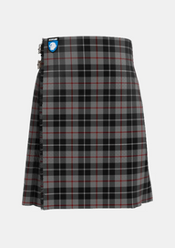 Traditional_Thompson_Grey_Tartan_3597_kilt_front_image_with_pleated_design_and_adjustable_buckles_for_men