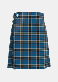 Traditional_Thomson_Dress_Blue_Tartan_kilt_5130_front_image_with_pleated_design_and_adjustable_buckles_for_men