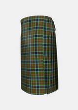 Traditional_Thomson_Personal_Tartan_231_kilt_left_image_with_pleated_design_and_adjustable_buckles_for_men