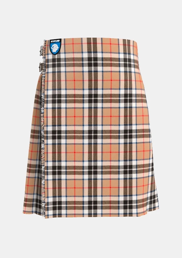 Traditional_Thomson_tartan_front_image_with_pleated_design_and_adjustable_buckles_for_men