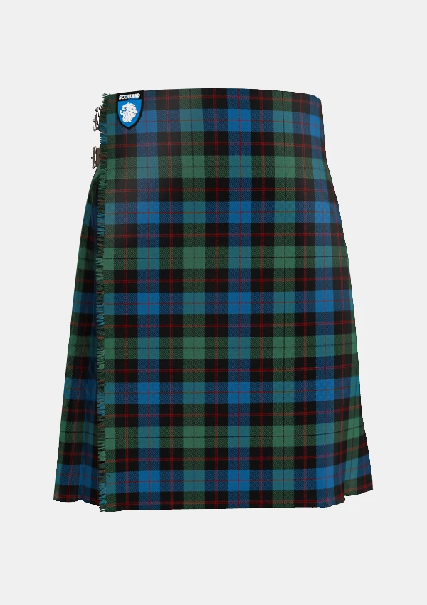 Traditional_Traditional_Guthrie_tartan_1085_front_image_with_pleated_design_and_adjustable_buckles_for_men