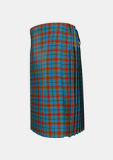 Traditional_Traill_Personal_Tartan_3093_kilt_left_image_with_pleated_design_and_adjustable_buckles_for_men