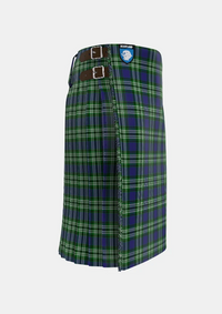 Traditional_Tweedside_Hunting_Tartan_kilt_right_image_with_pleated_design_and_adjustable_buckles_for_men