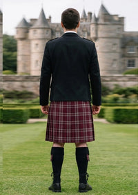 Traditional_Tynecastle_Park_tartan_11960_Kilt_and_Argyle_Jacket_Kilt_Outfit_back_image