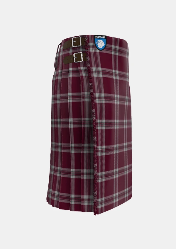 Traditional_Tynecastle_Park_tartan_right_image_with_pleated_design_and_adjustable_buckles_for_men