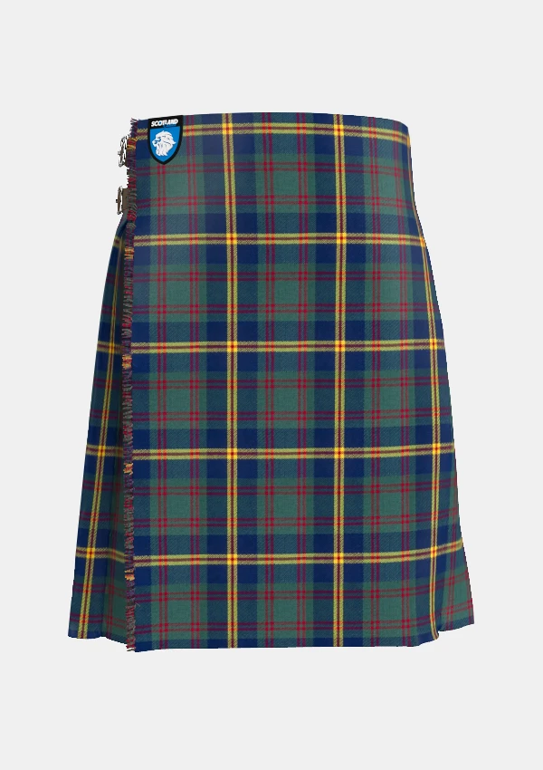 Traditional_US-Marine_Corp_Tartan_kilt_front_image_with_pleated_design_and_adjustable_buckles_for_men