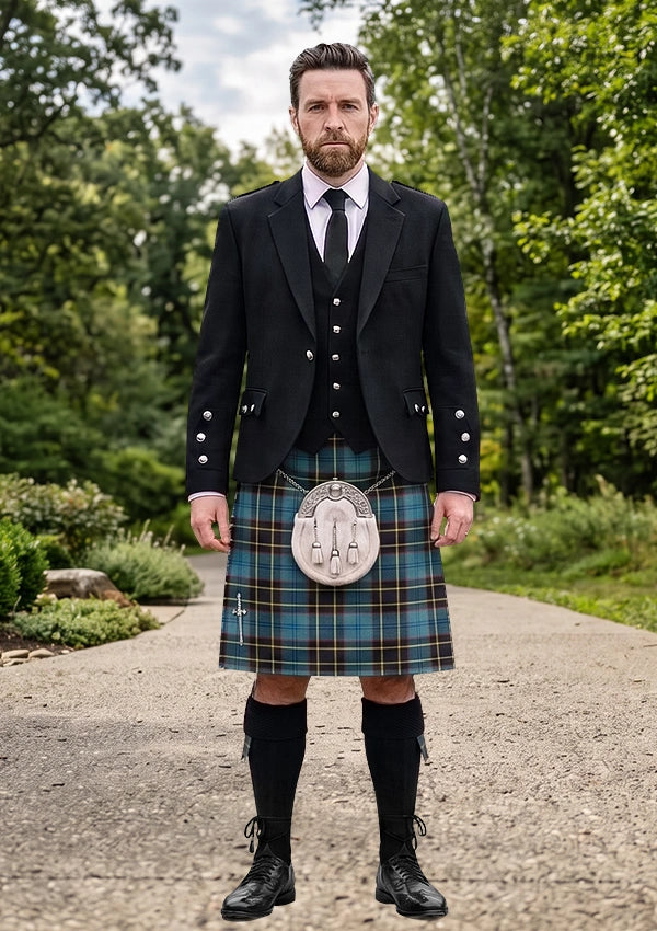Traditional_US_Air_Force_Tartan_Kilt_and_Argyle_Jacket_Kilt_Outfit_front_image