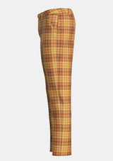 Maßgeschneiderte Lila Tartan Hose	
