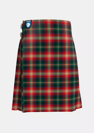 Traditional_Vegan_Tartan_12519_kilt_front_image_with_pleated_design_and_adjustable_buckles_for_men