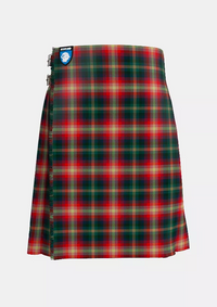 Traditional_Vegan_Tartan_12519_kilt_front_image_with_pleated_design_and_adjustable_buckles_for_men